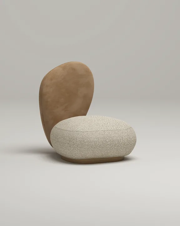 Кресло Промто (бежевая рогожка - Flame 33) от Kalibroom